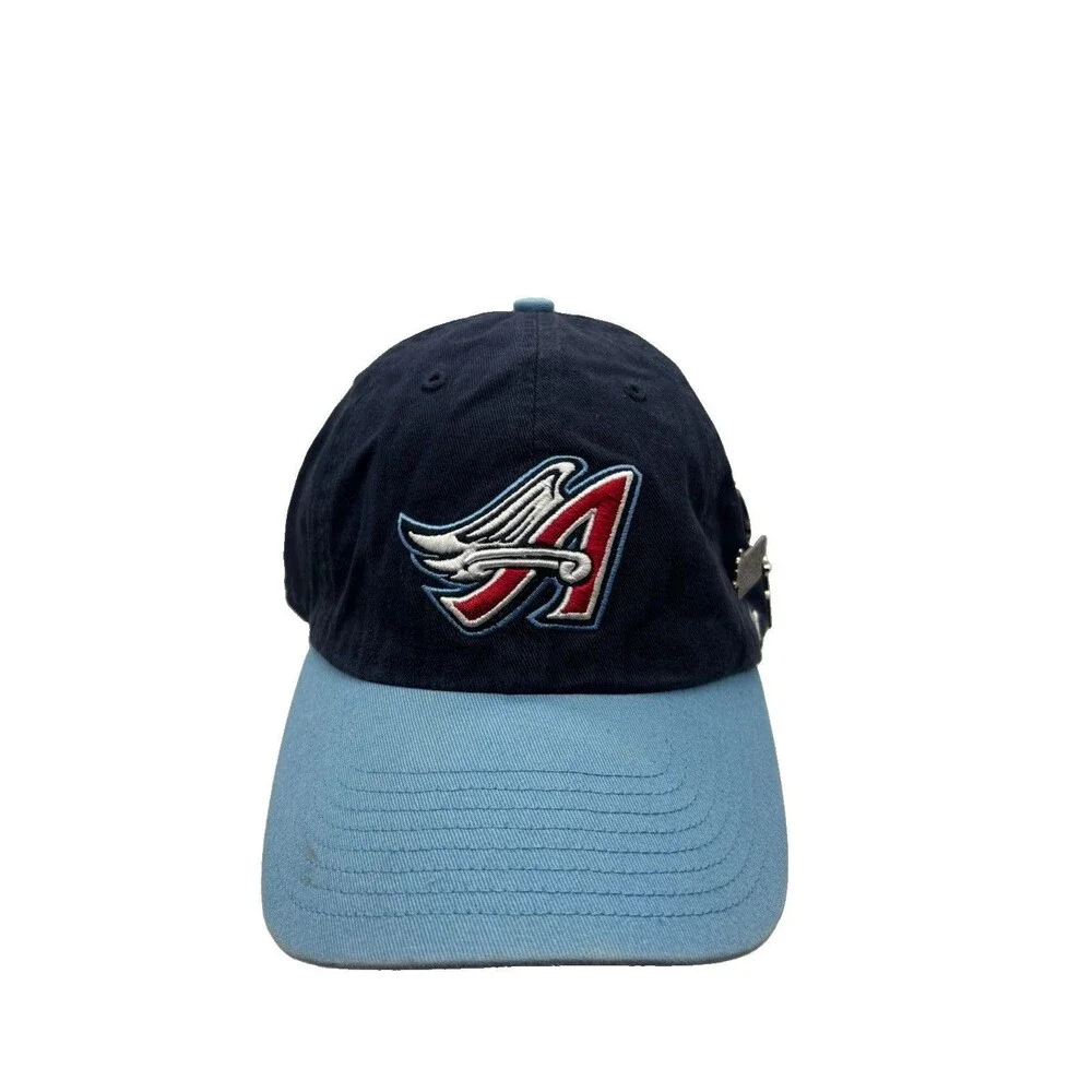 Anaheim Angels Hat 47 Brand Cooperstown Collection Navy Blue Strapback W/ Pins